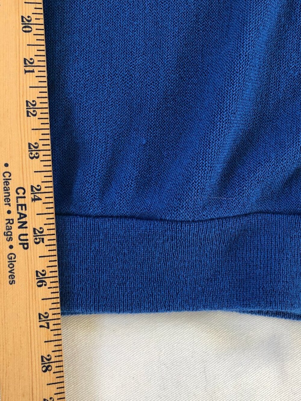 Vintage Izod Lacoste Cardigan Sweater Mens Large Blue Croc Logo 80s Large - Picture 9 of 10